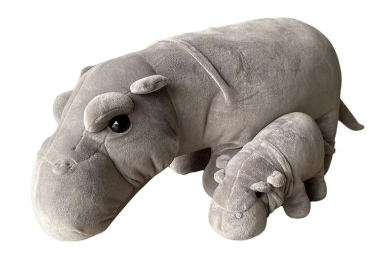 Svitap Polštářek mikrospandex Hrošík a miminko Varianta: Polštářek mikrospandex Hrošík a miminko 50 cm