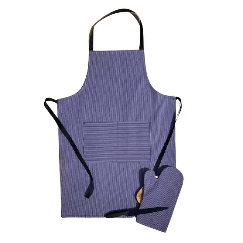 Svitap Grilovací set zástěra a chňapka Varianta: Grilovací set zástěra a chňapka denim