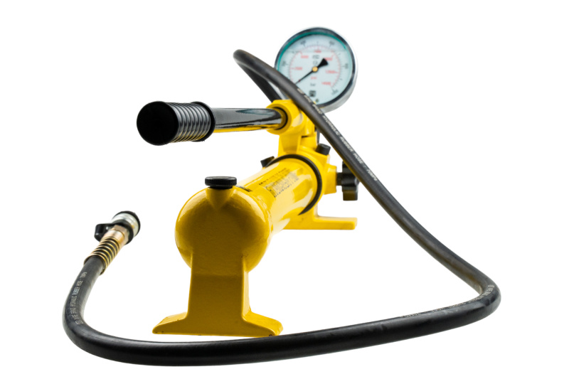 Genborx Ruční hydraulická pumpa dvourychlostní, tlak 20 bar, s tlakoměrem - HHB-700B