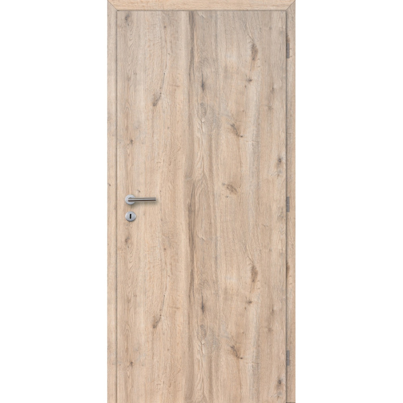 DOORNITE Falcové interiérové dveře plné kašírovací fólie dub Hudson 80 P