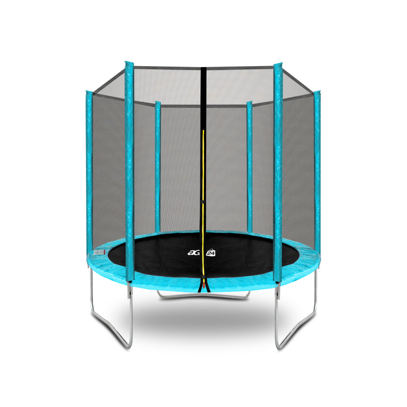 Aga SPORT TOP Trampolína 180 cm Světle modrá + ochranná síť
