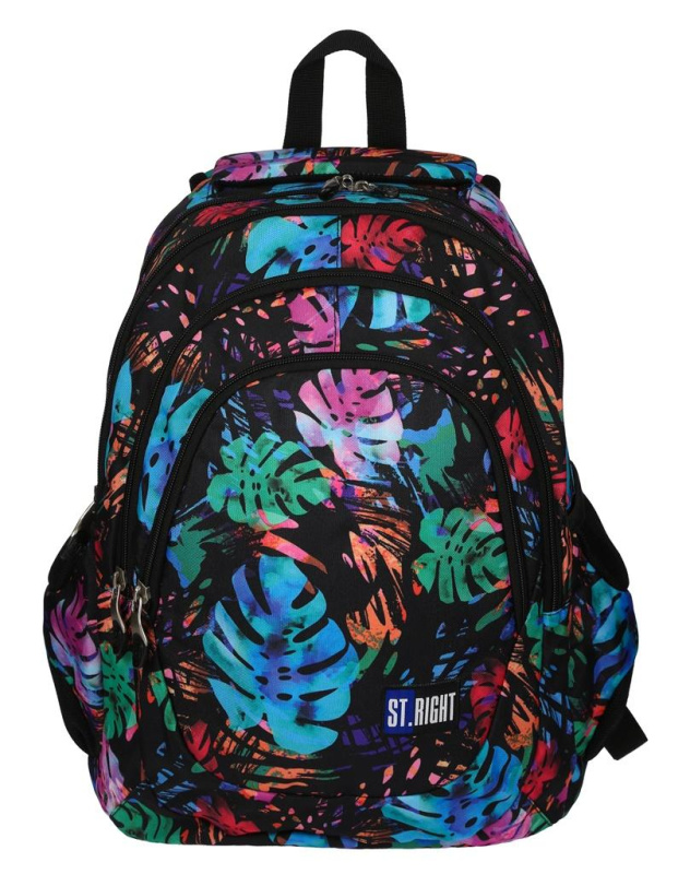 St.RIGHT Školní batoh čtyřkomorový Exotic Garden