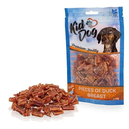 KIDDOG kachní prsa kousky  80 g