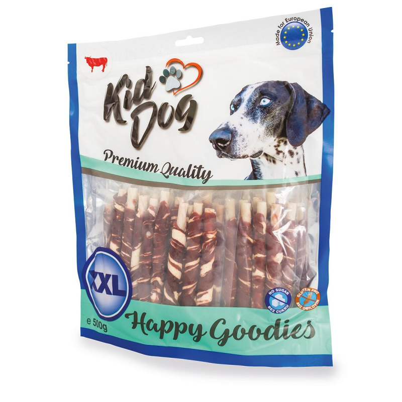 KIDDOG hovězí steak na buvolí tyčince 8 mm/12 cm 500 g