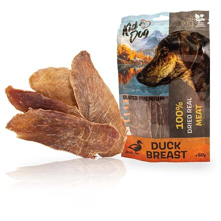 KIDDOG SUPER PREMIUM 100% kachní prsa, tenké plátky  50g