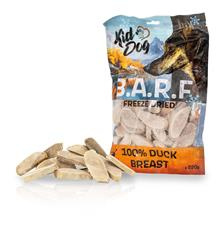 KIDDOG B.A.R.F. 100 % Duck Breast freeze dried - čisté maso sušené mrazem 220 g