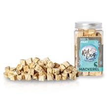 KIDDOG Super Premium 100% freeze dried MACKEREL CUBES - čisté maso z makrely, sušené mrazem 60 g