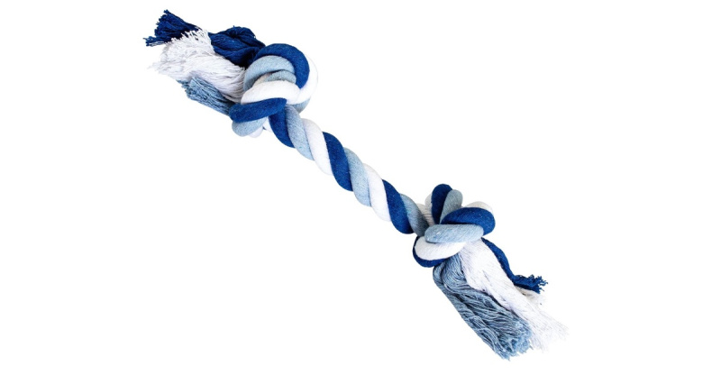 HipHop Bavlněný Uzel 20cm/55g - Modro/bílý