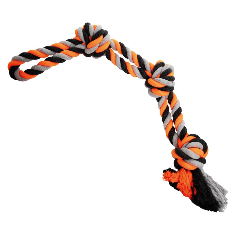 Hračka pes Přetahovadlo 3-uzly 450g/60cm HipHop 1ks