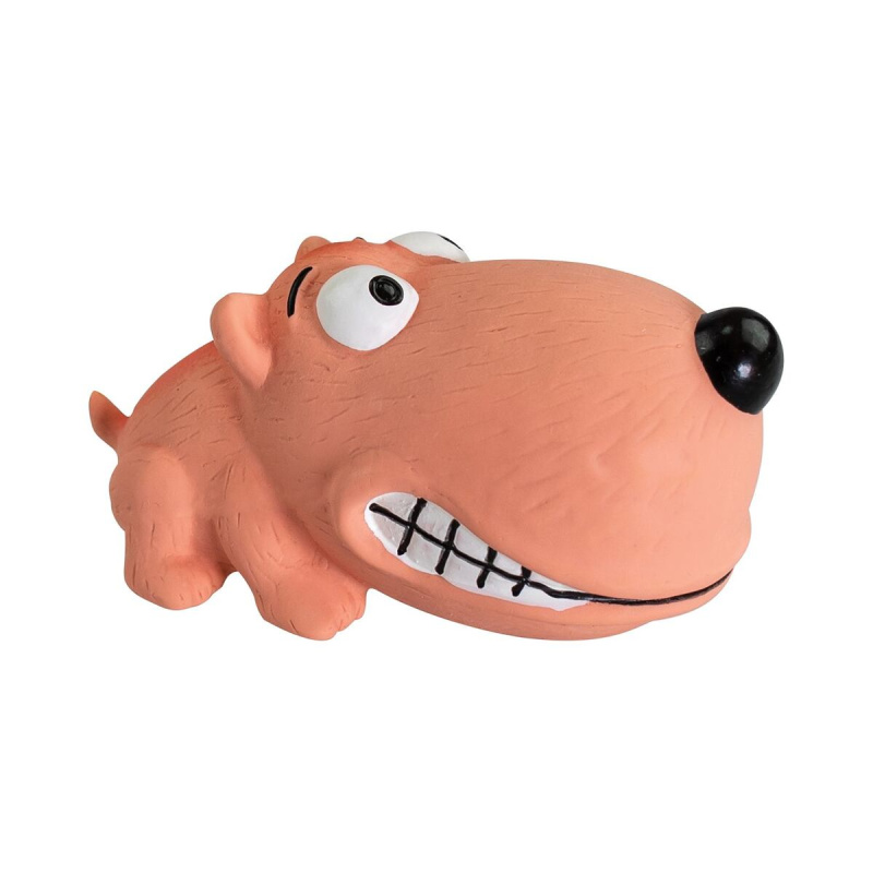 Mini pejsek BigHead, se zvukem, latex,  HipHop 9 cm