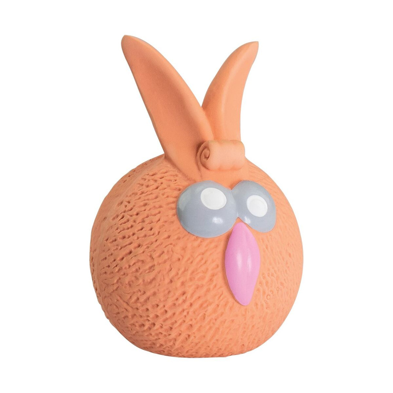 Oranžový míč zajíček se zvukem, latex, HipHop 1ks/5cm