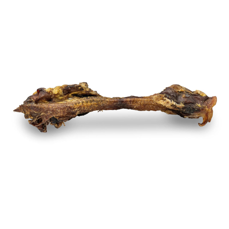 KIDDOG 100% Natural Snack, vepřová průdušnice s ohryzkem 27 - 29 cm / 80 - 100 g