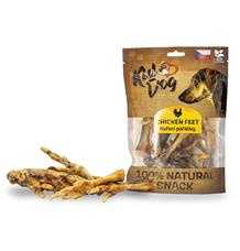 KIDDOG 100% Natural Snack, kuřecí pařátky "L",  250 g (23-24 ks) "L", 250 g