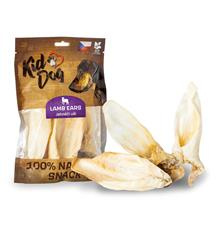 KIDDOG 100% Natural Snack, jehněčí ucho celé se záuškem  12-14cm/4ks