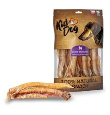KIDDOG 100 % Natural Snack jehněčí průdušnice (hrtan) 250g/10-11ks