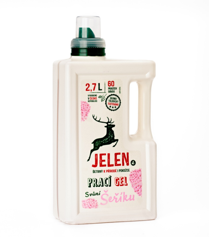 Jelen Prací gel s vůní šeříku, 2,7l