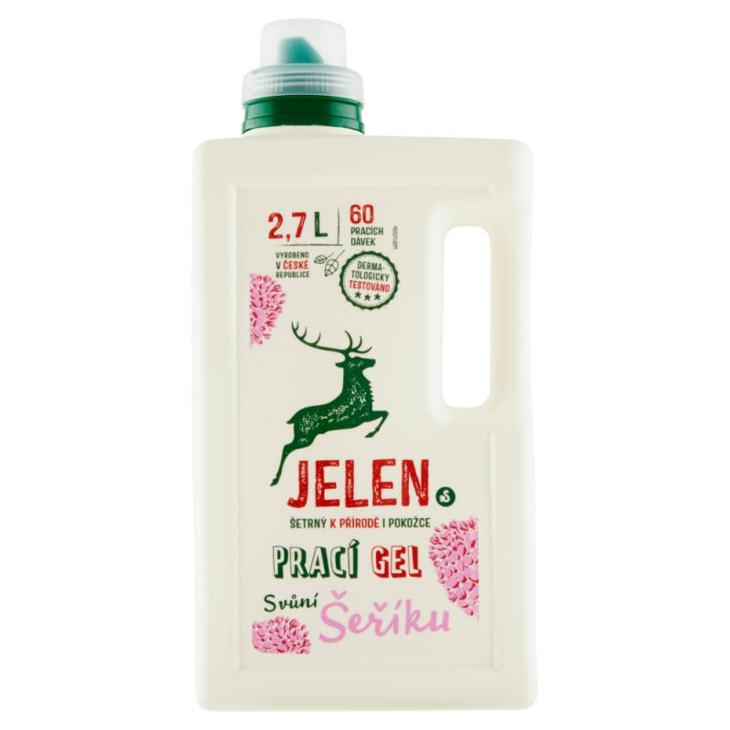Jelen Prací gel s vůní šeříku, 2,7l