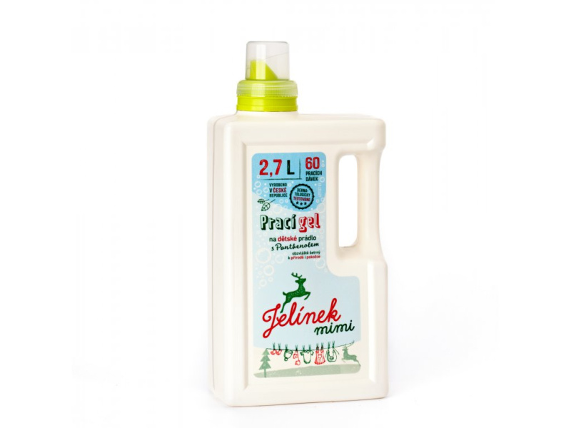 Jelen Jelínek mimi Prací gel na dětské prádlo s panthenolem, 2,7l