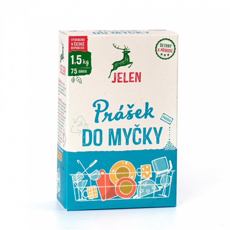 Jelen Prášek do myčky, 1,5kg