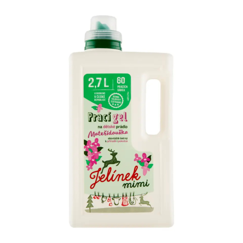 Jelínek Prací gel s vůní mateřídoušky (2,7 l)