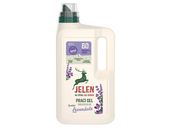 Jelen Prací gel s vůní levandule 2,7 l