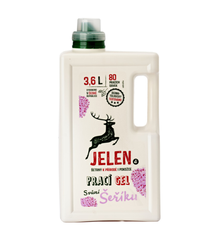 Jelen Prací gel s vůní šeříku, 3,6l