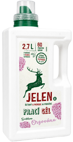 Jeleň Jelen prací gel 2,7L Šeřík 60PD
