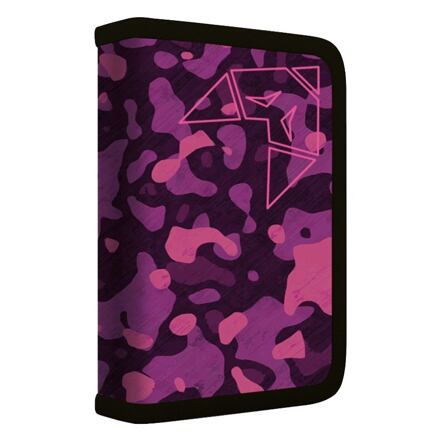 Oxybag   Penál 1 p. 2 chlopně, prázdný - OXY Sport Camo girl