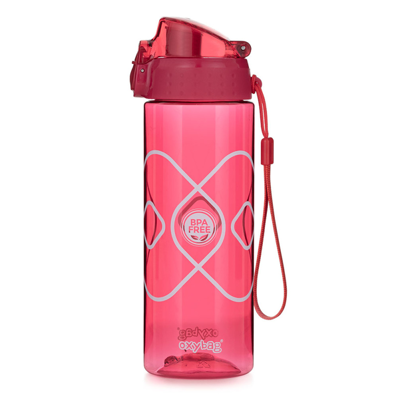 Láhev na pití OXY Click 600 ml růžová