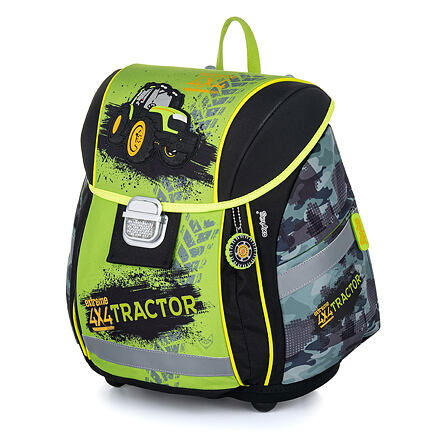 OXYBAG Školní batoh PREMIUM LIGHT - traktor
