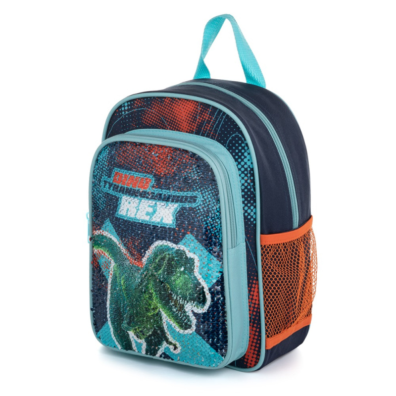 Batoh dětský předškolní flitry Premium Dinosaurus KARTONPP
