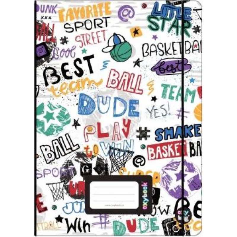 Karton P+P Sešit PP Oxybook A5 40 listů Fonts