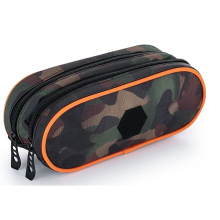 OXYBAG Pouzdro etue 2 zipy - OXY Sport Camo boy