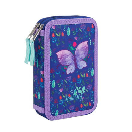 OXYBAG Penál 2 p. prázdný - Motýl