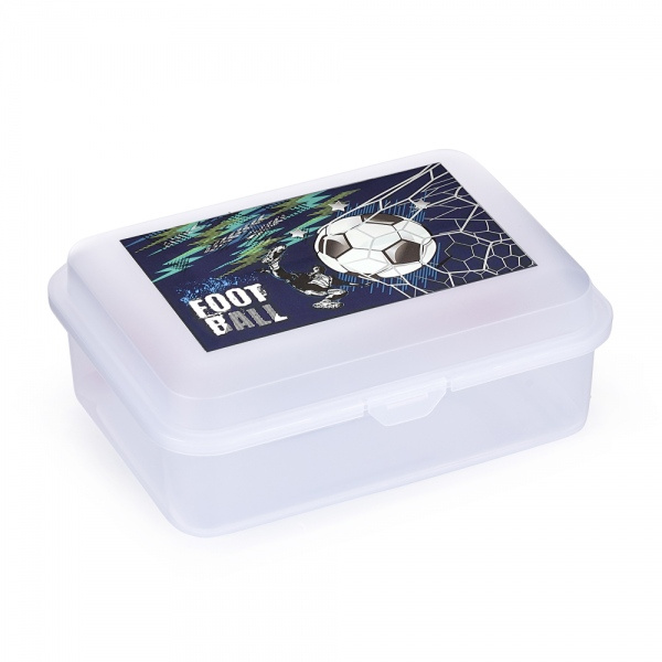 Karton P+P box na svačinu fotbal