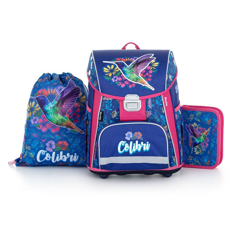 OXYBAG Školní set Premium Kolibřík