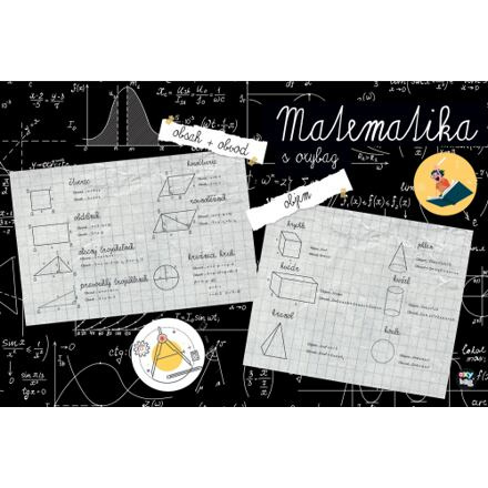 OXYBAG Podložka na stůl 60x40cm II. stupeň Matematika