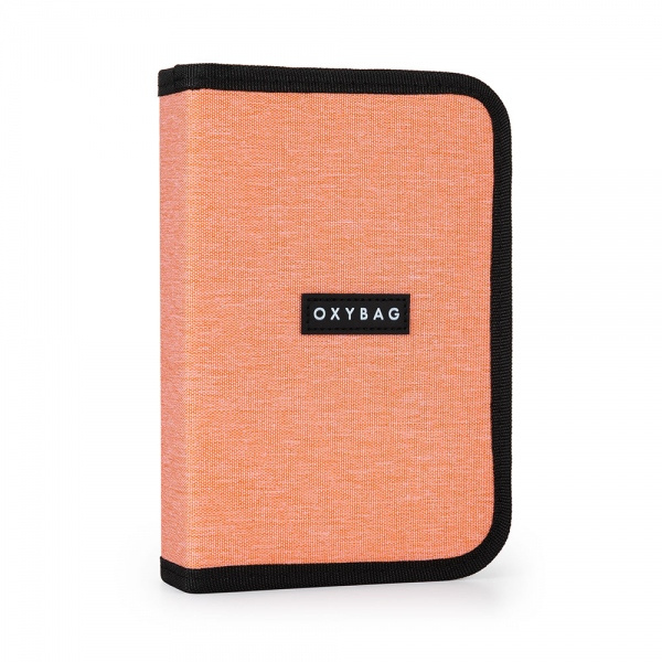 Penál 1 p. 2 chlopně, prázdný UNICOLOR appricot