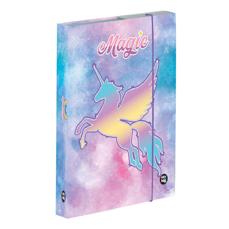 Box na sešity A5 Jumbo KARTON P+P OXY GO - Unicorn