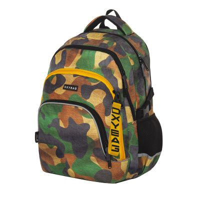 Oxybag Studentský batoh OXY SCOOLER Camo