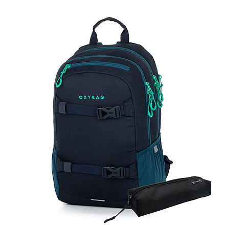 Oxybag Studentský batoh + etue OXY Sport Modrý