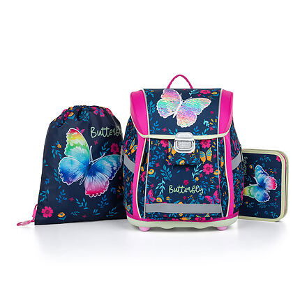 Oxybag Školní set 3ks PREMIUM LIGHT Motýl 2