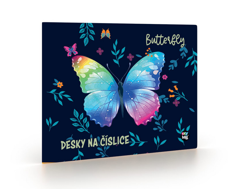 Desky na číslice Motýl 2