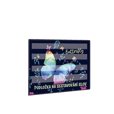 Podložka na sestavování slov Butterfly/Motýl 2