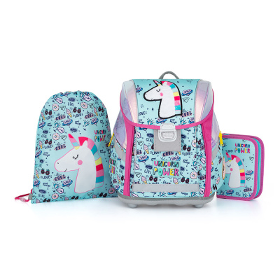 Oxybag Školní set 3ks PREMIUM LIGHT Unicorn iconic