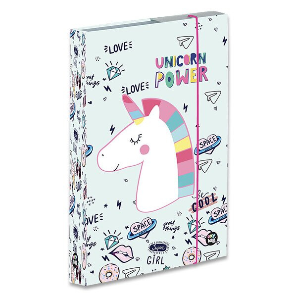 Box na sešity oxybag Unicorn iconic A5 JUMBO