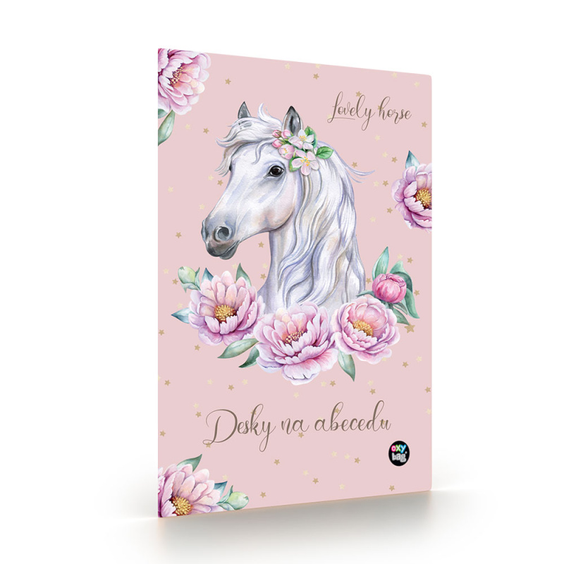 Karton P P Desky na abecedu Romantic Kůň