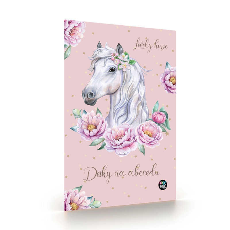 Karton P P Desky na abecedu Romantic Kůň