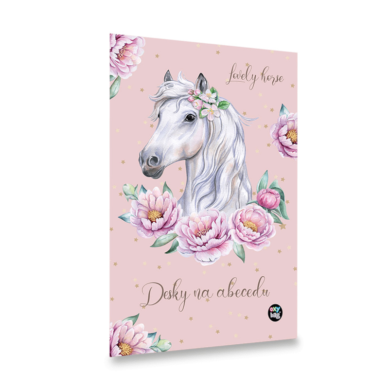 Karton P P Desky na abecedu Romantic Kůň