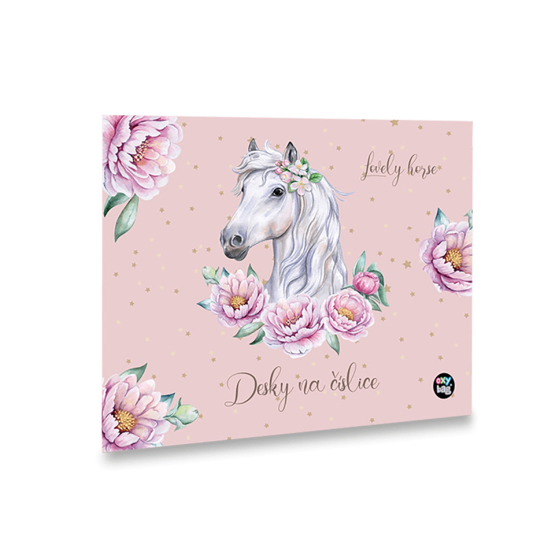 Oxybag Desky na číslice kůň romantic
